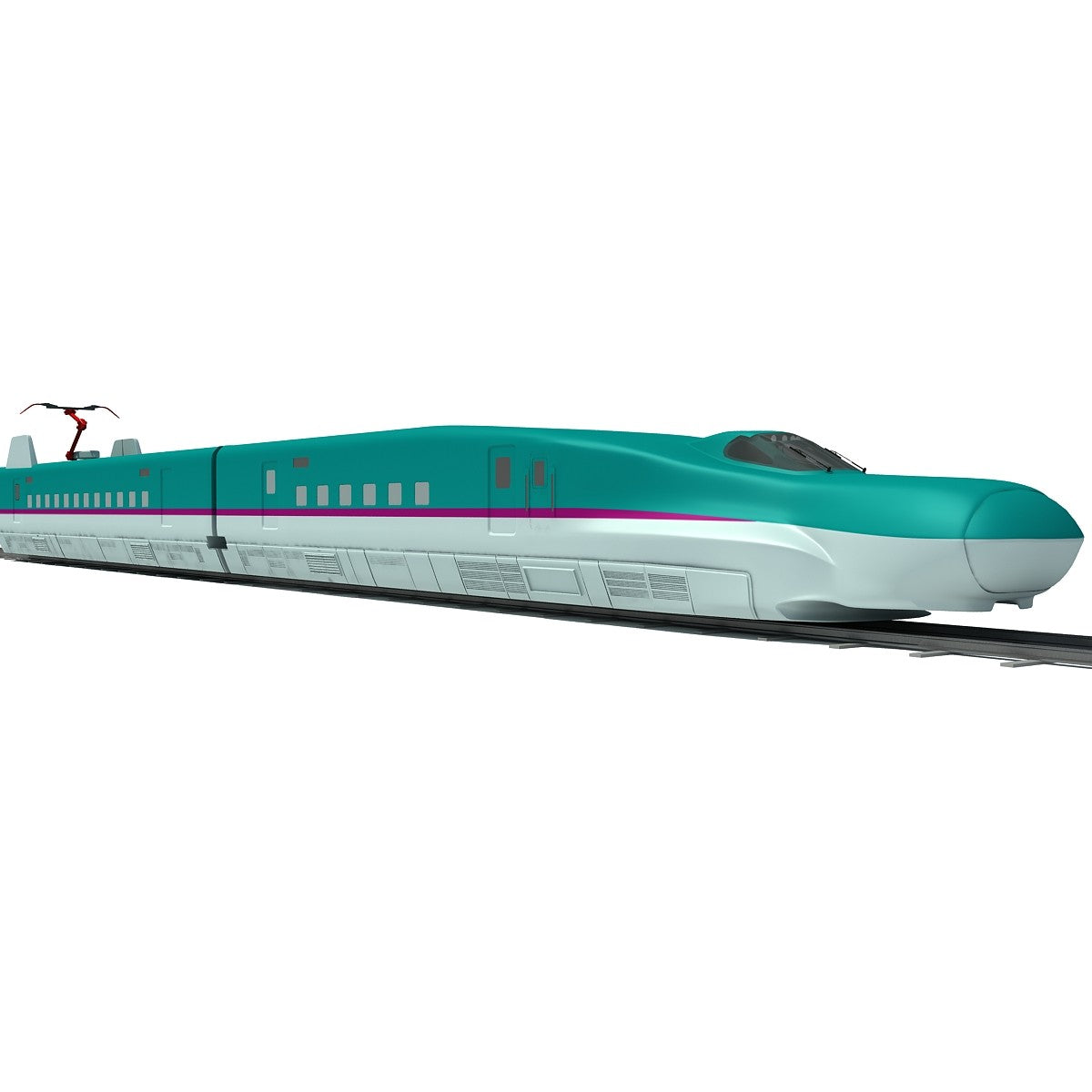 High Speed Train 3D Model