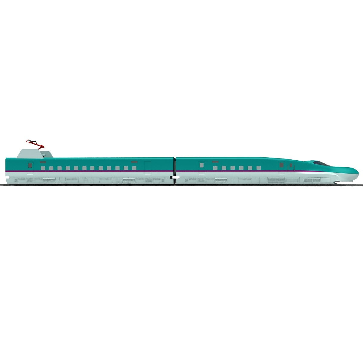 High Speed Train 3D Model