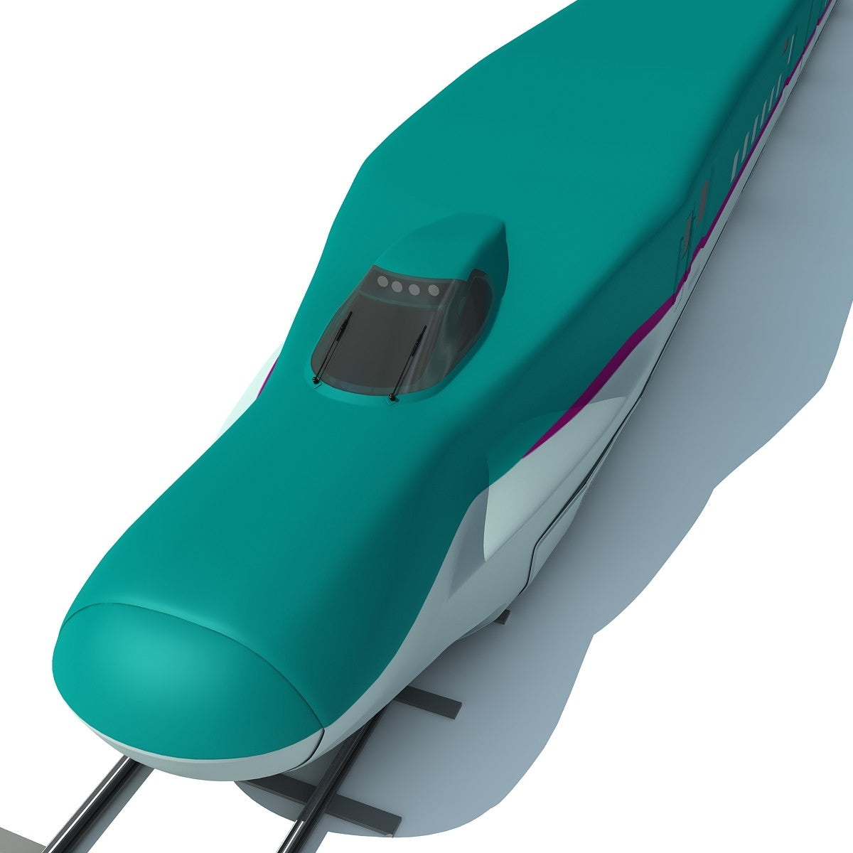 High Speed Train 3D Model