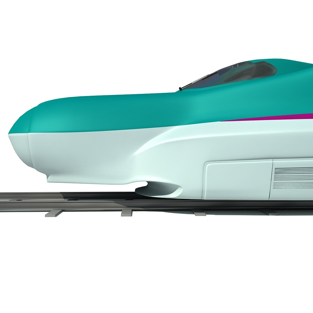 High Speed Train 3D Model