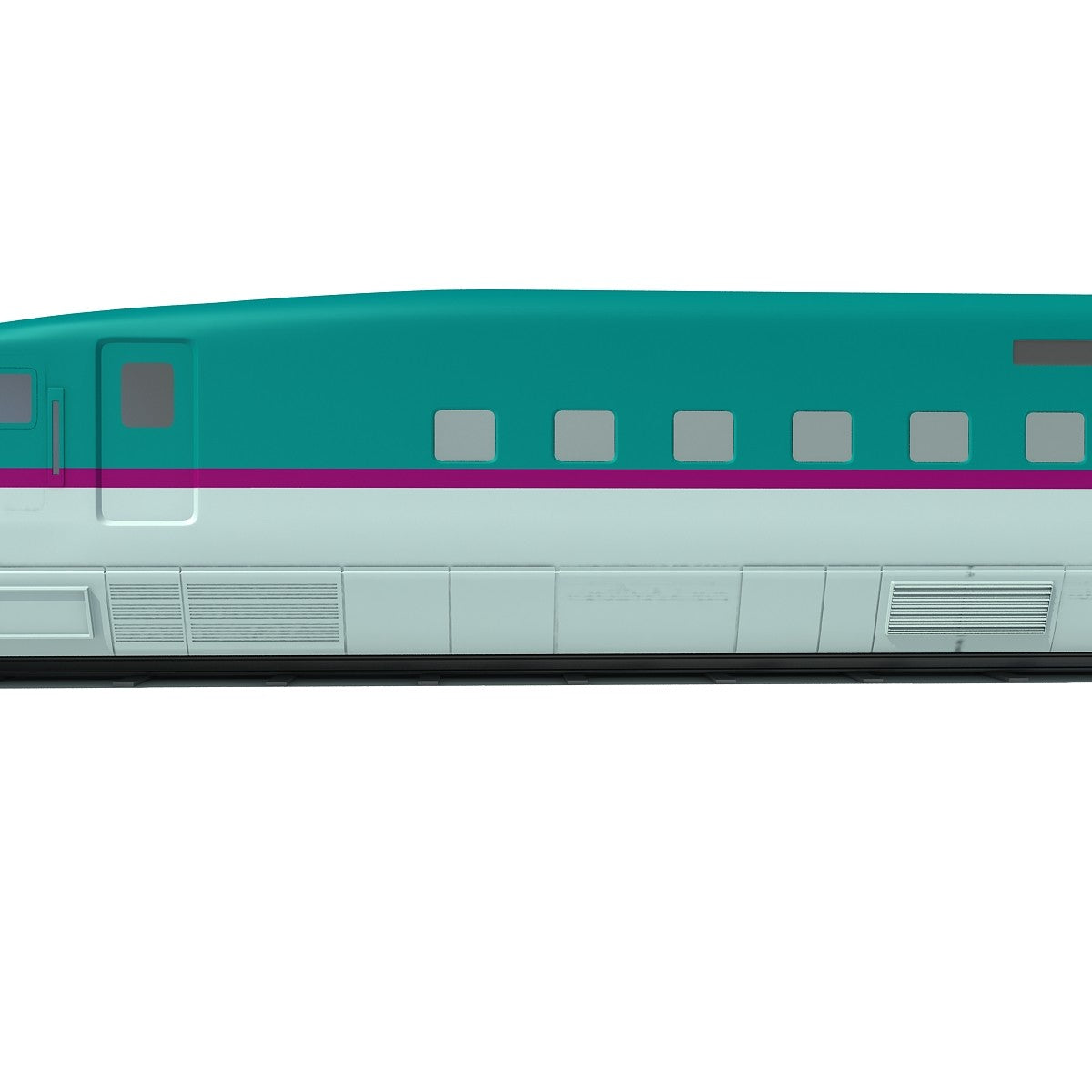 High Speed Train 3D Model
