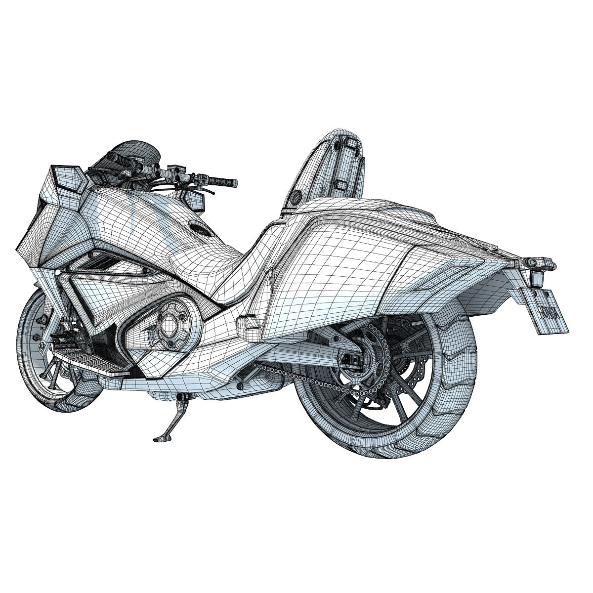 3D Motorcycle Models
