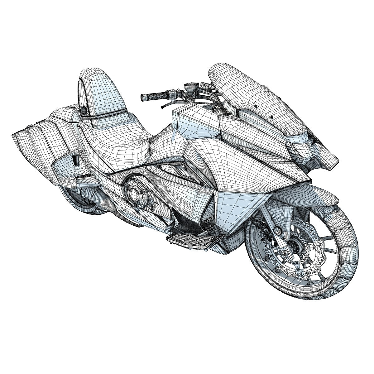 3D Motorcycle Models
