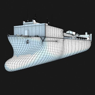 Hospital Ship Mercy 3D Model