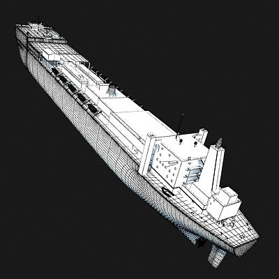 Hospital Ship Mercy 3D Model