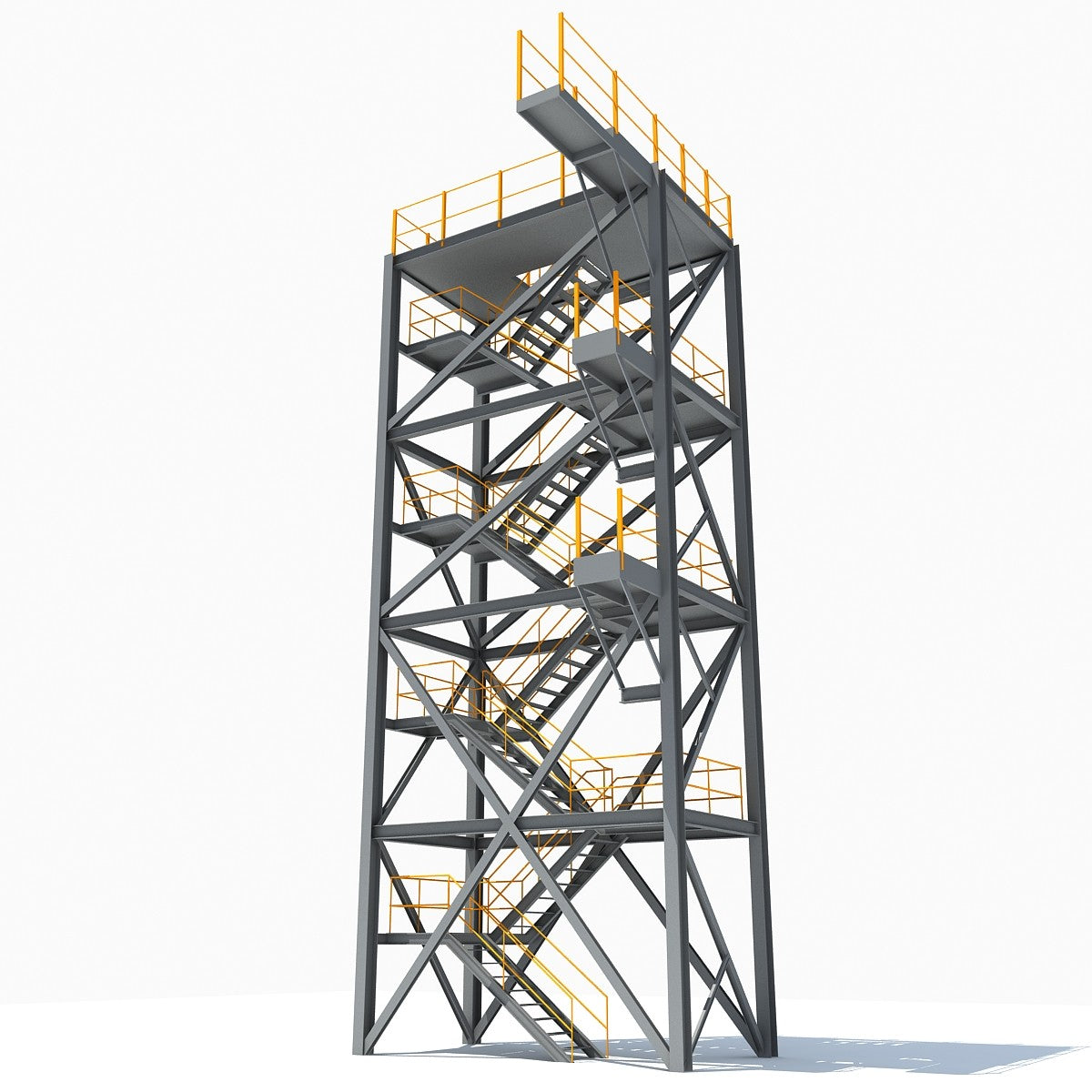 3D Industrial Tower 07