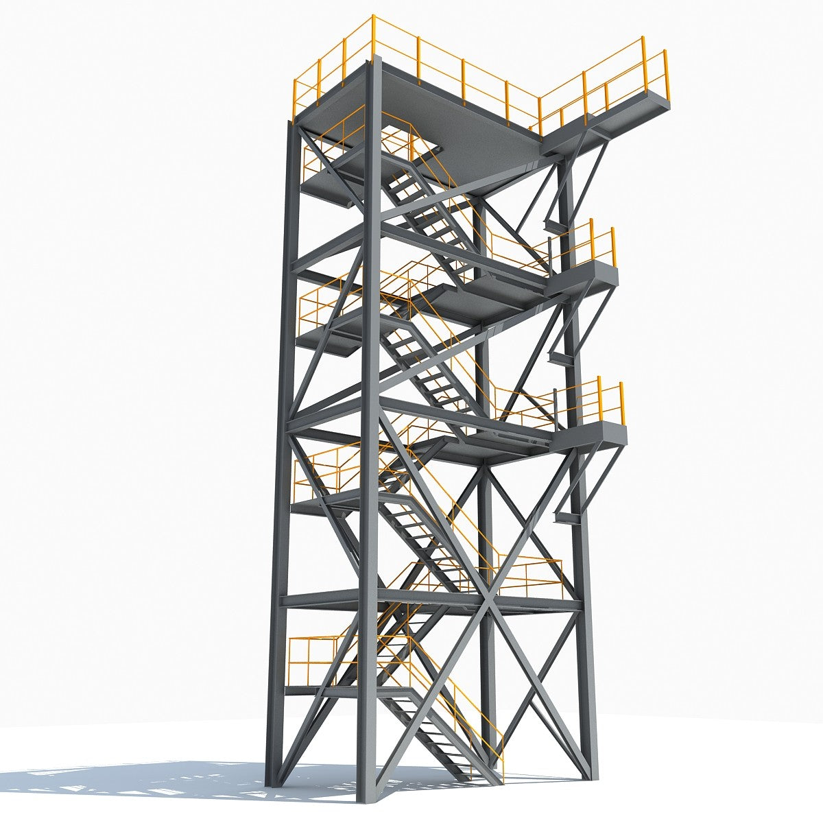 3D Industrial Tower 07