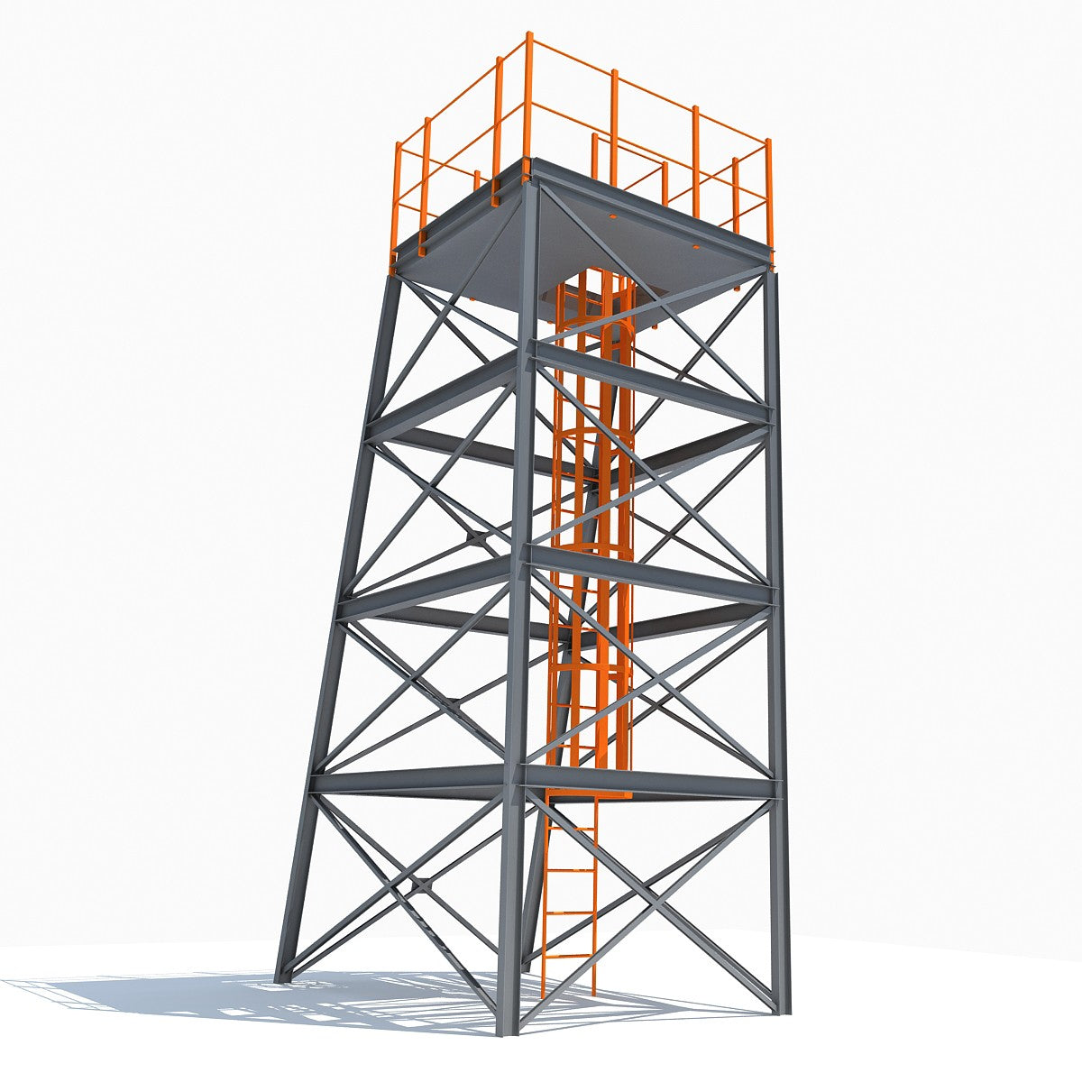 Industrial Tower 3D Model