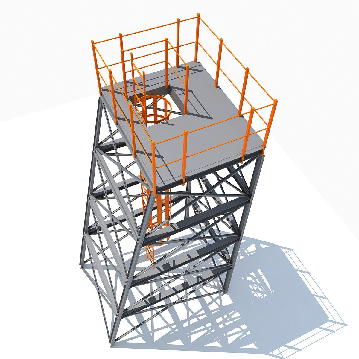 Industrial Tower 3D Model