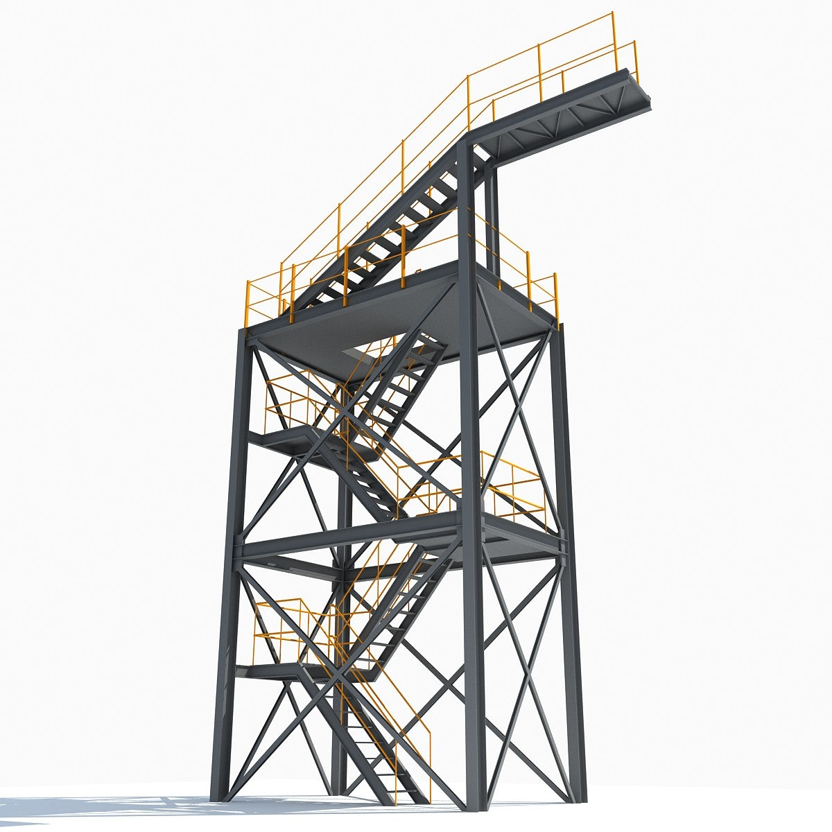 Industrial Tower 3D Model