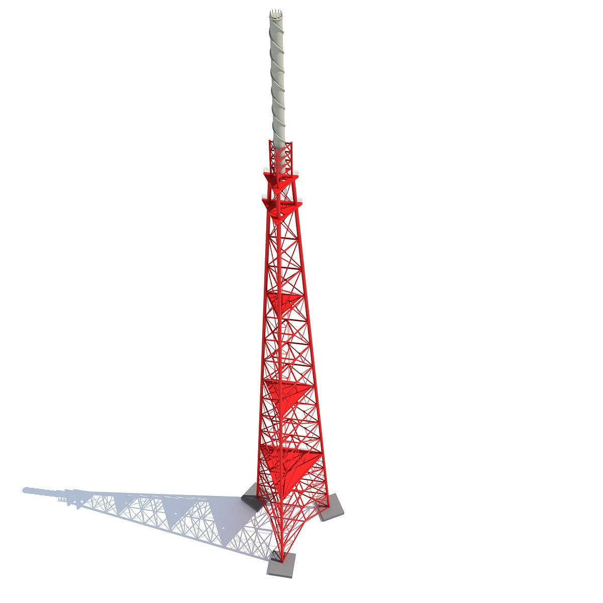 3D Industrial Tower