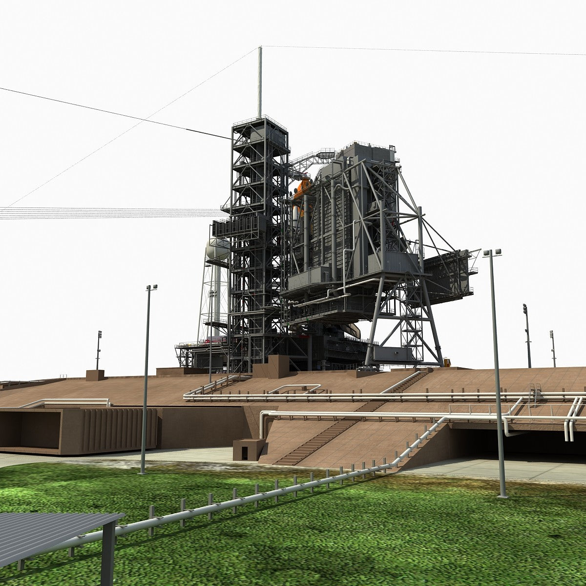 Launch Complex 39A 3D Model