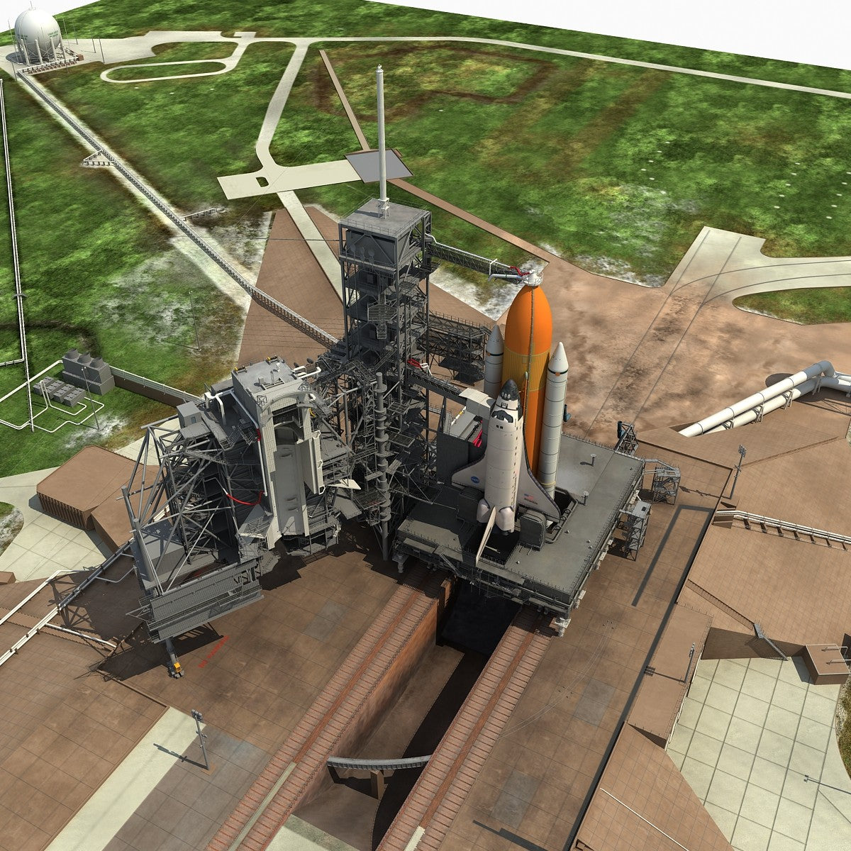 Launch Complex 39A 3D Model