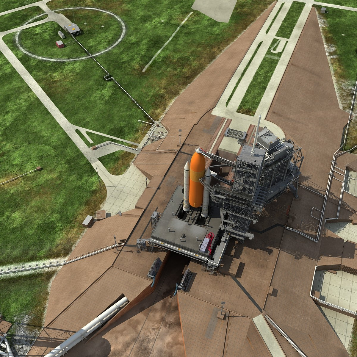 Launch Complex 39A 3D Model