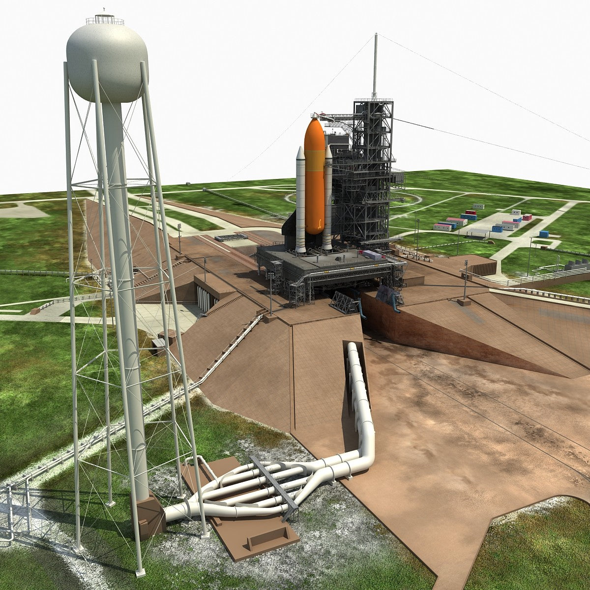 Launch Complex 39A 3D Model