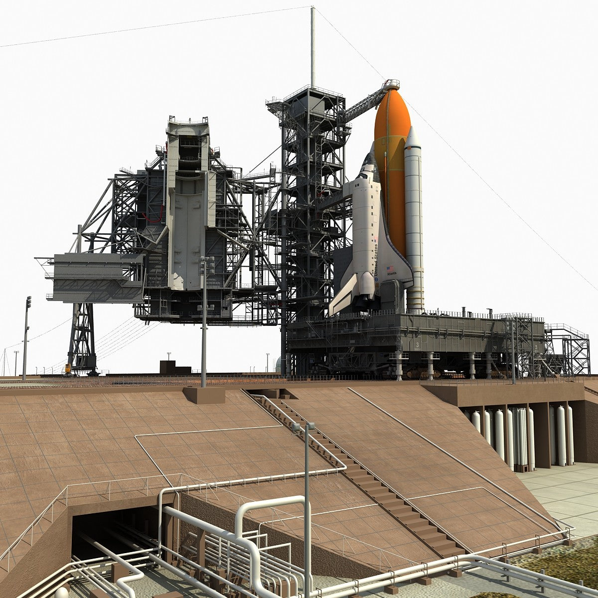 Launch Complex 39A 3D Model