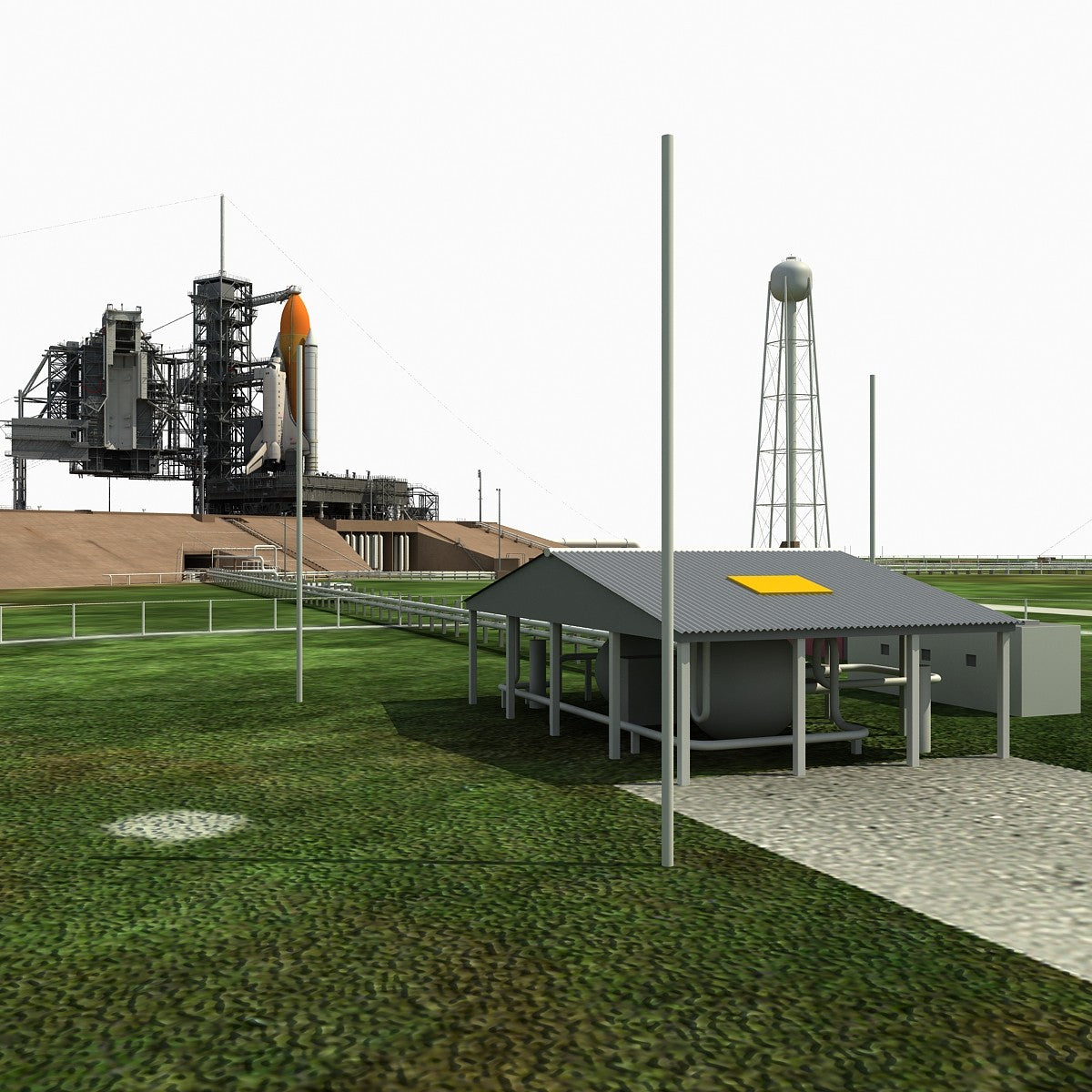 Launch Complex 39A 3D Model