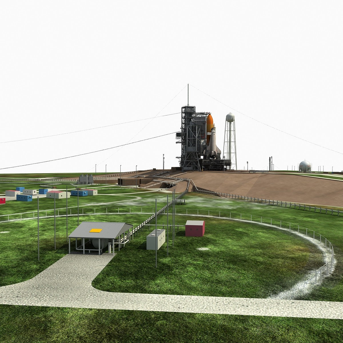 Launch Complex 39A 3D Model