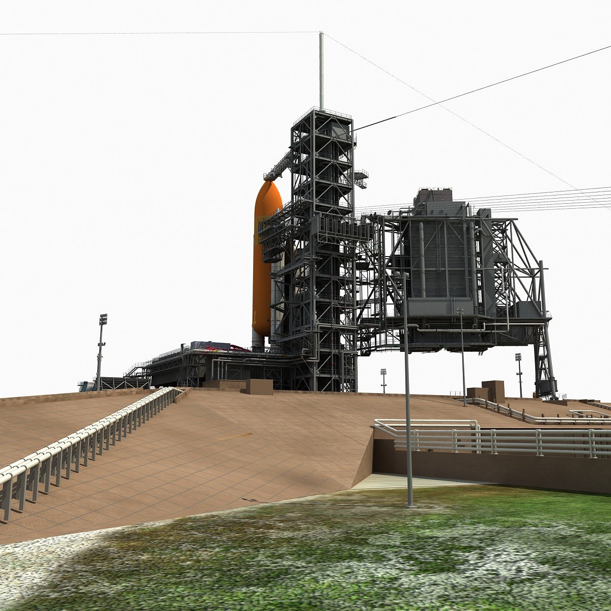 Launch Complex 39A 3D Model