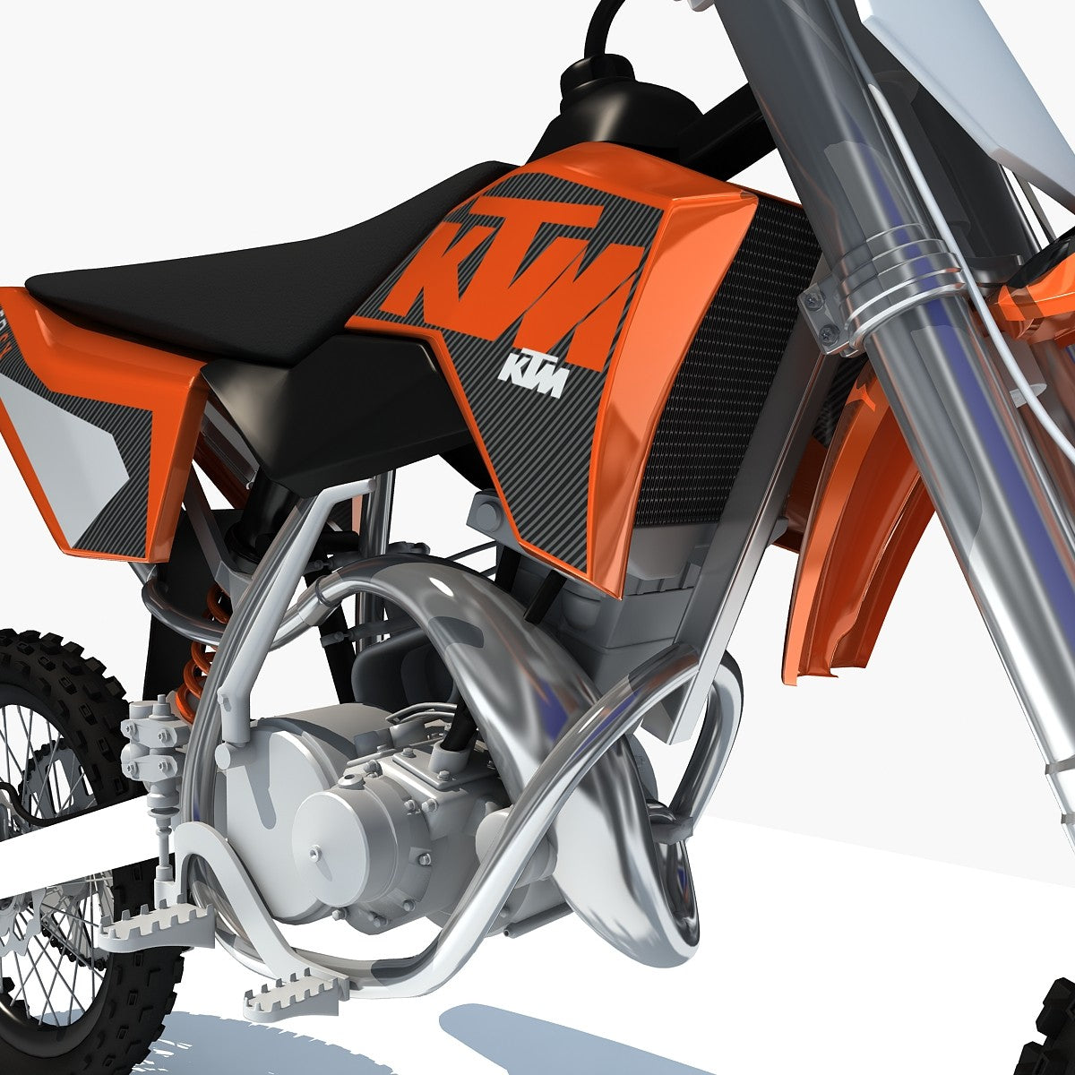 KTM Motocross 3D Model