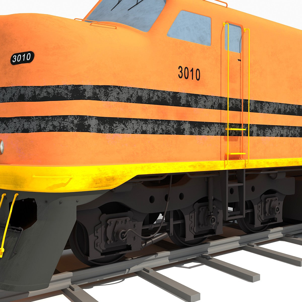 Locomotive Train 3D Model