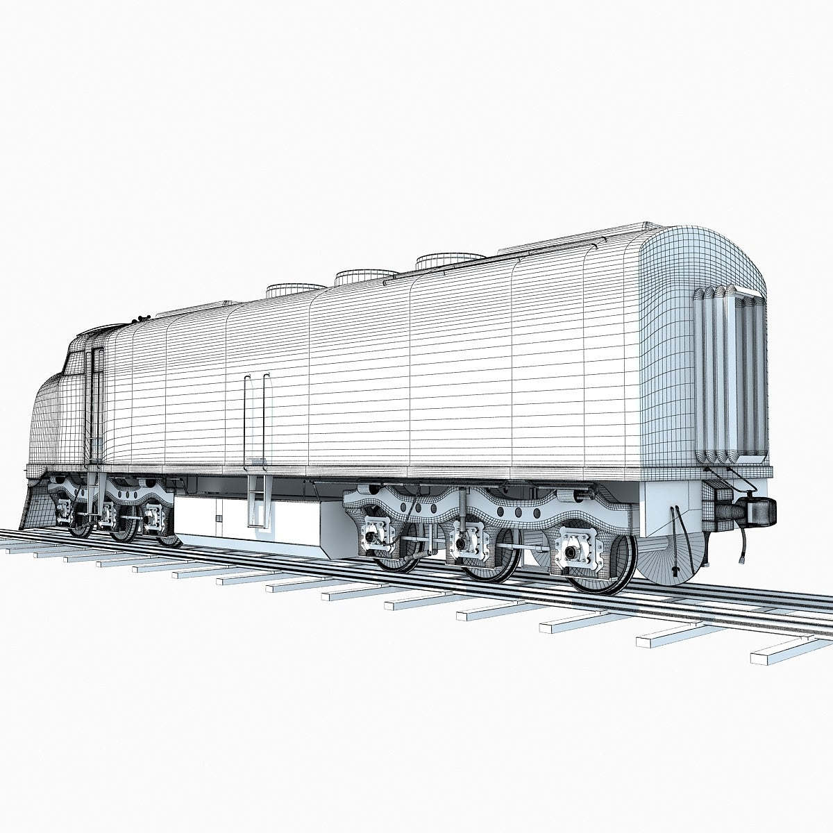 Locomotive Train 3D Model