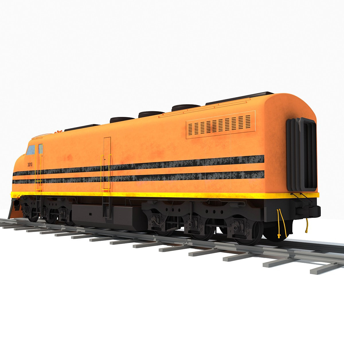 Locomotive Train 3D Model