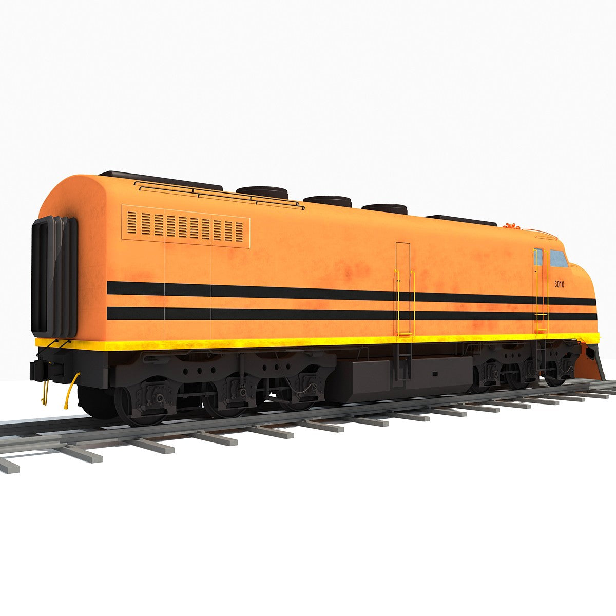 Locomotive Train 3D Model