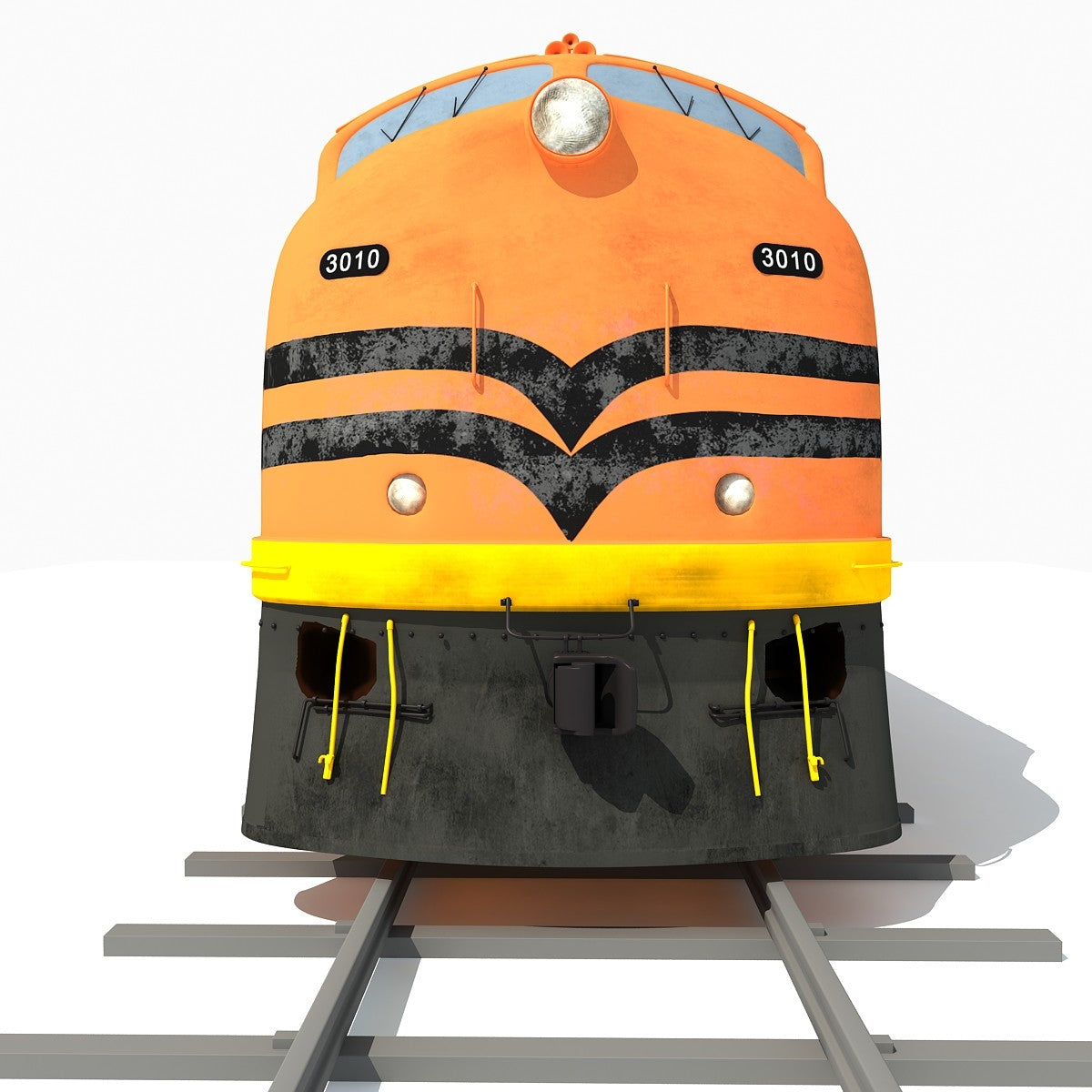 Locomotive Train 3D Model