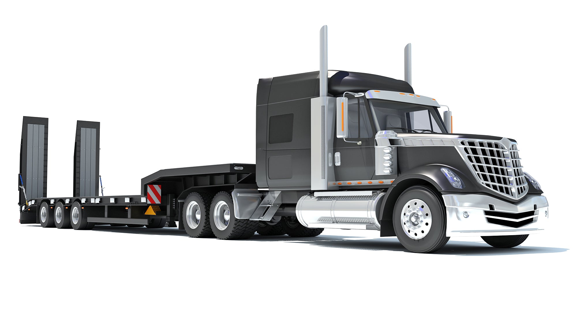 Lowboy Truck