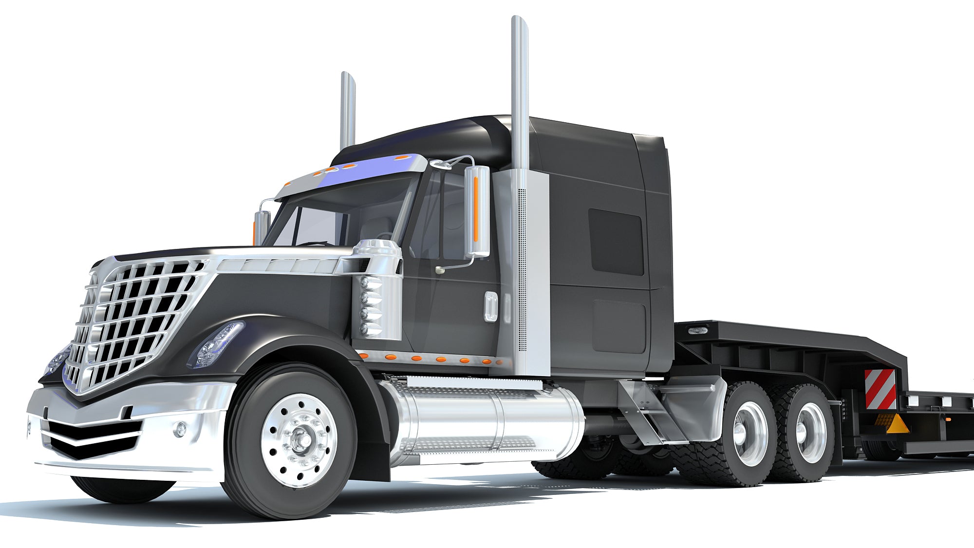 Lowboy Truck