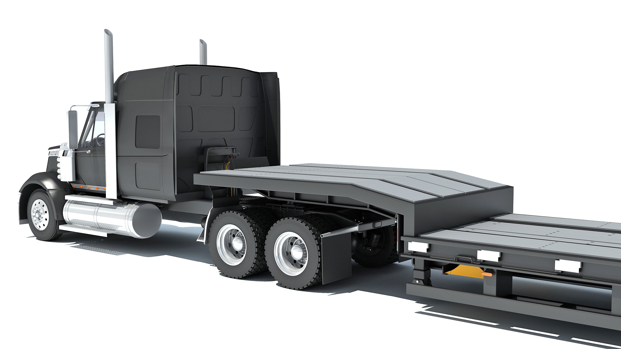 Lowboy Truck