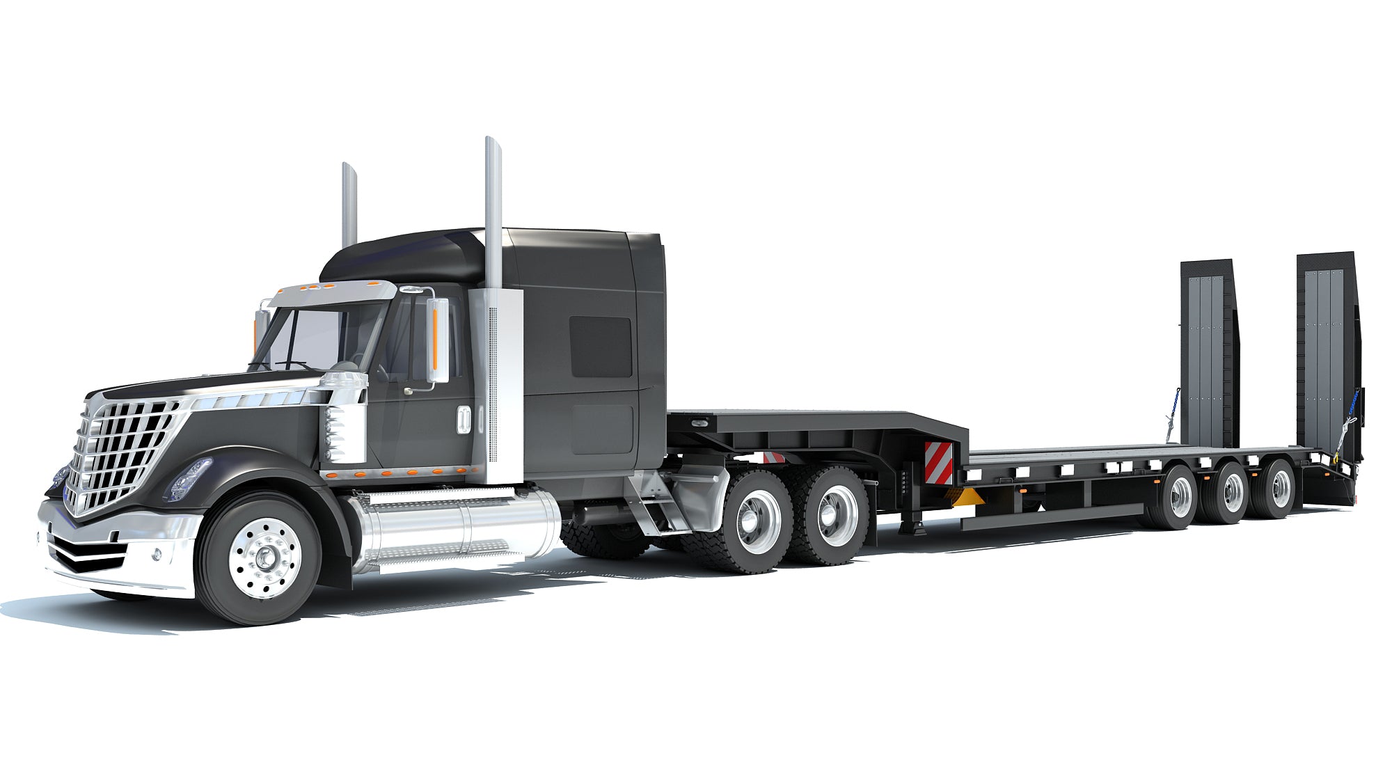 Lowboy Truck