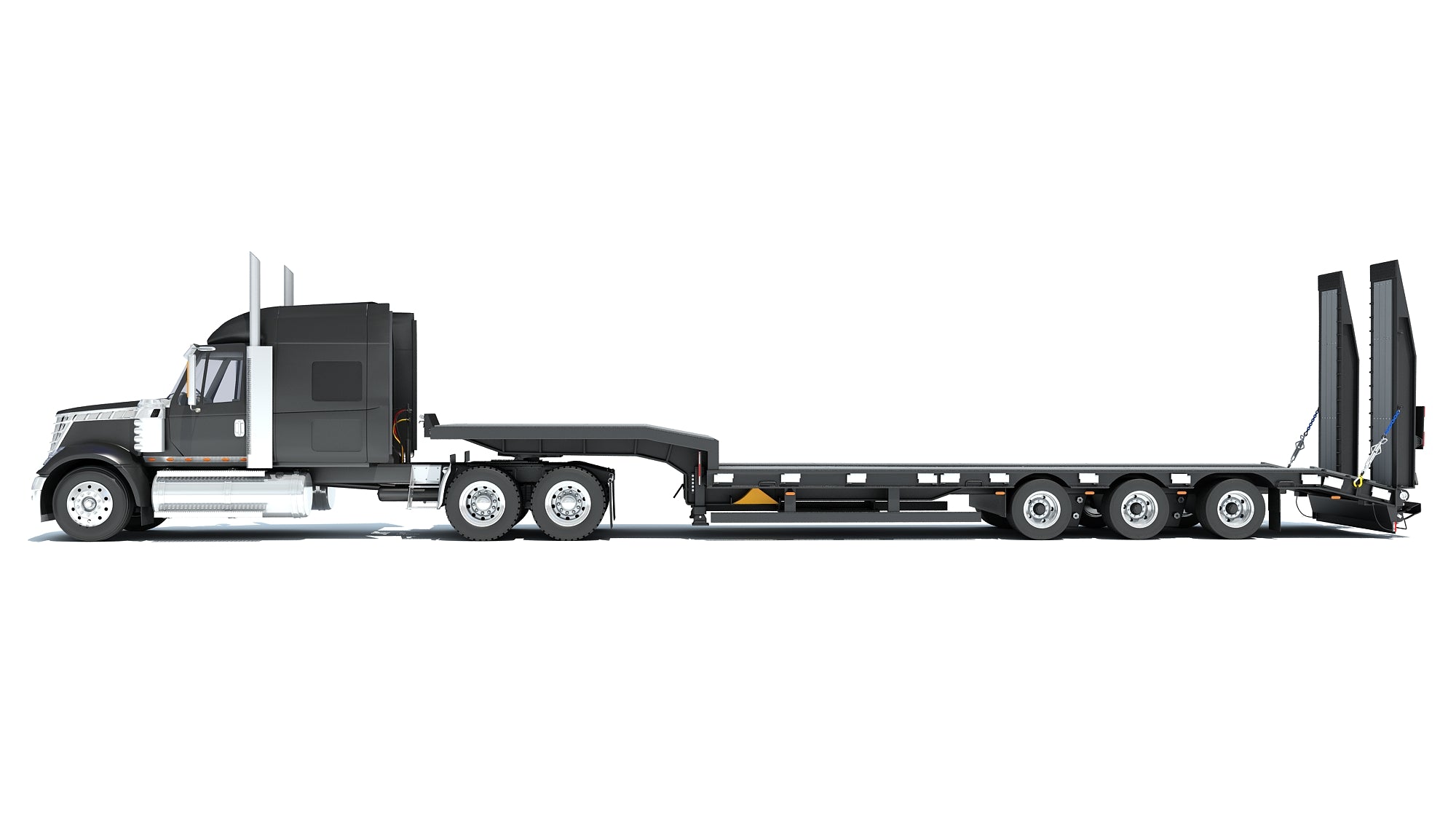 Lowboy Truck