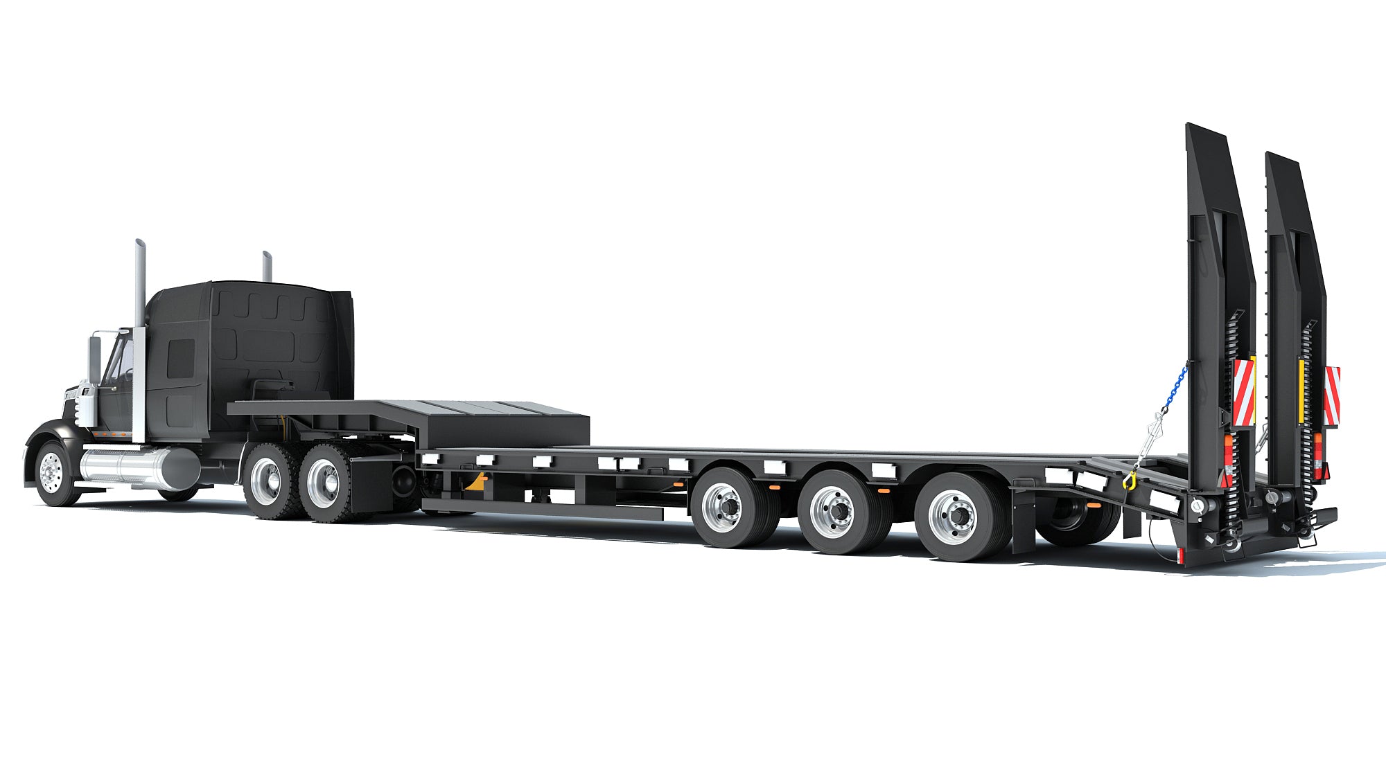 Lowboy Truck