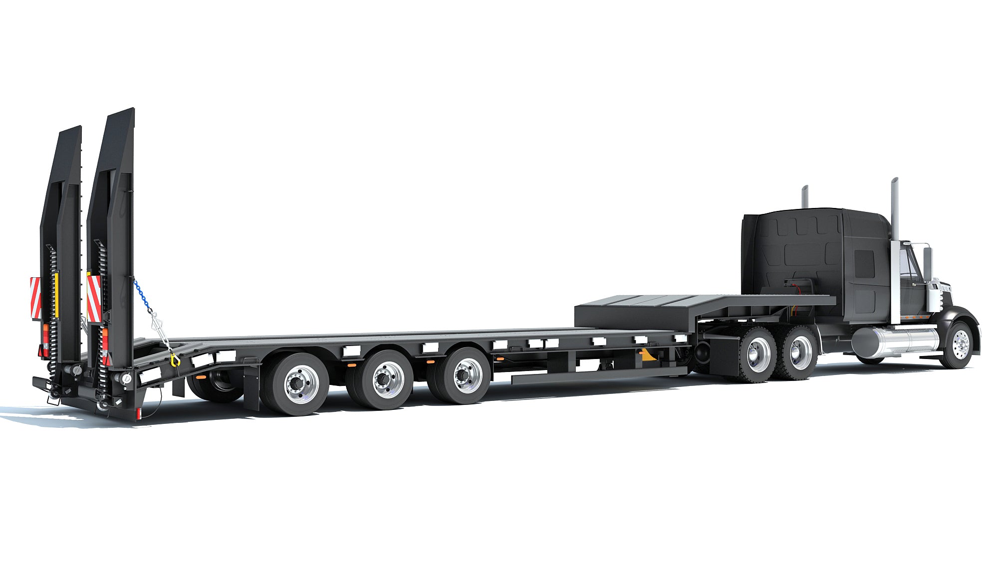 Lowboy Truck
