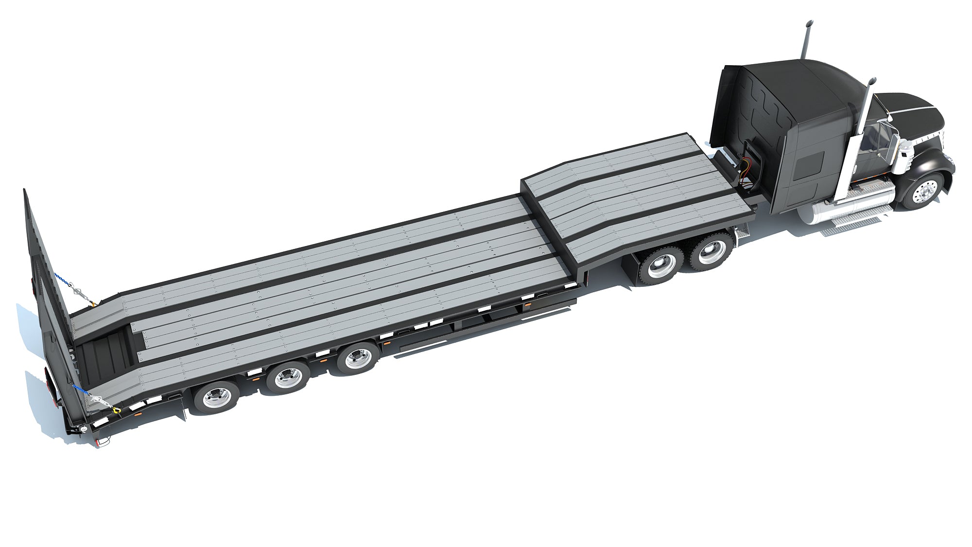Lowboy Truck