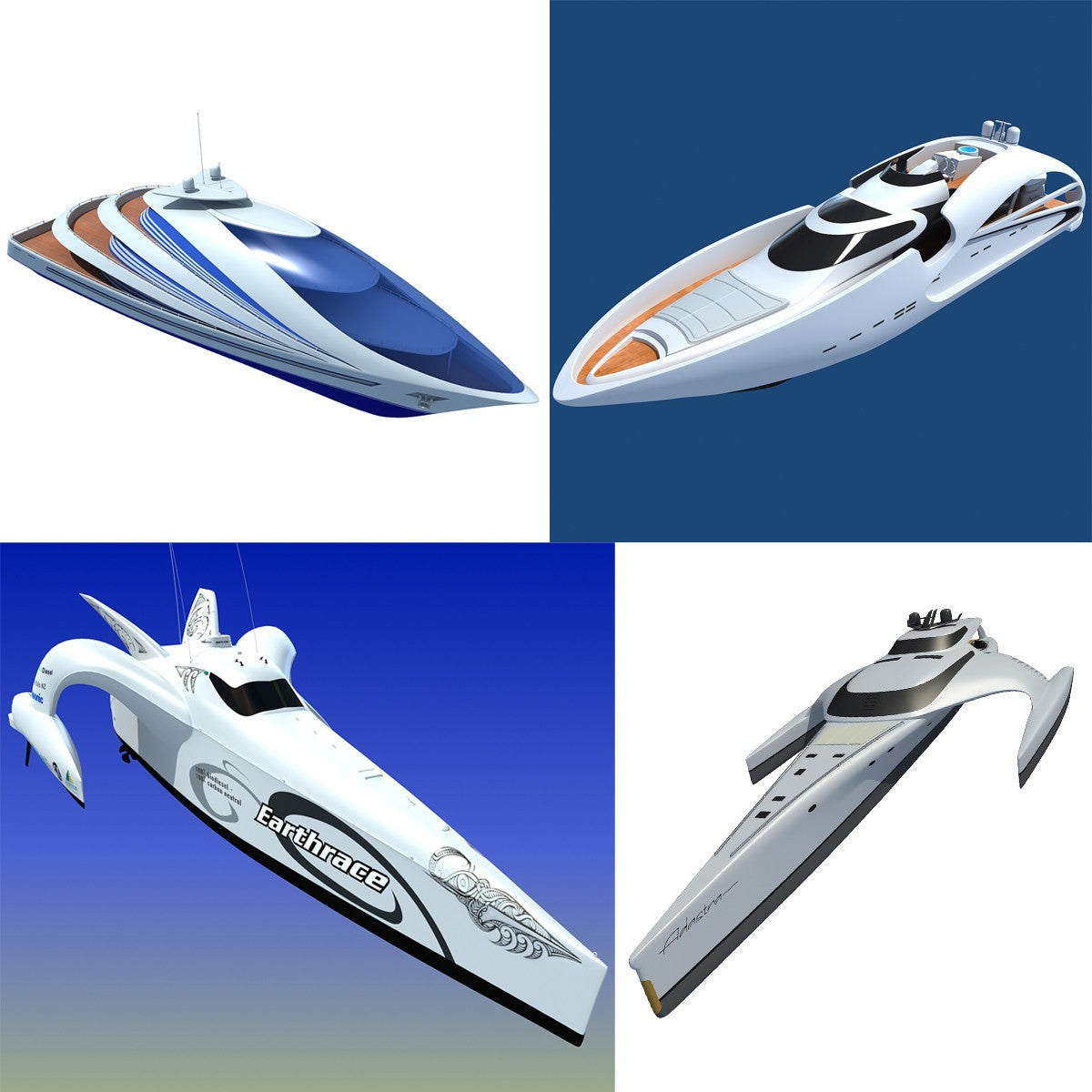 Yachts 3D Models