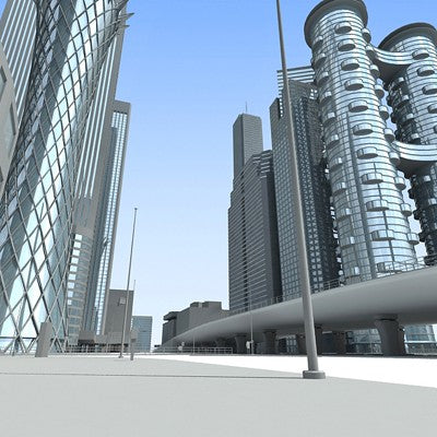 Main Street 3D Model