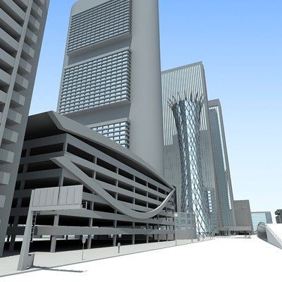 Main Street 3D Model