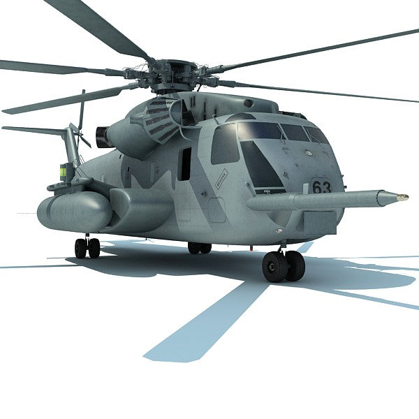 Sikorsky Sea Stallion Helicopter 3D Model