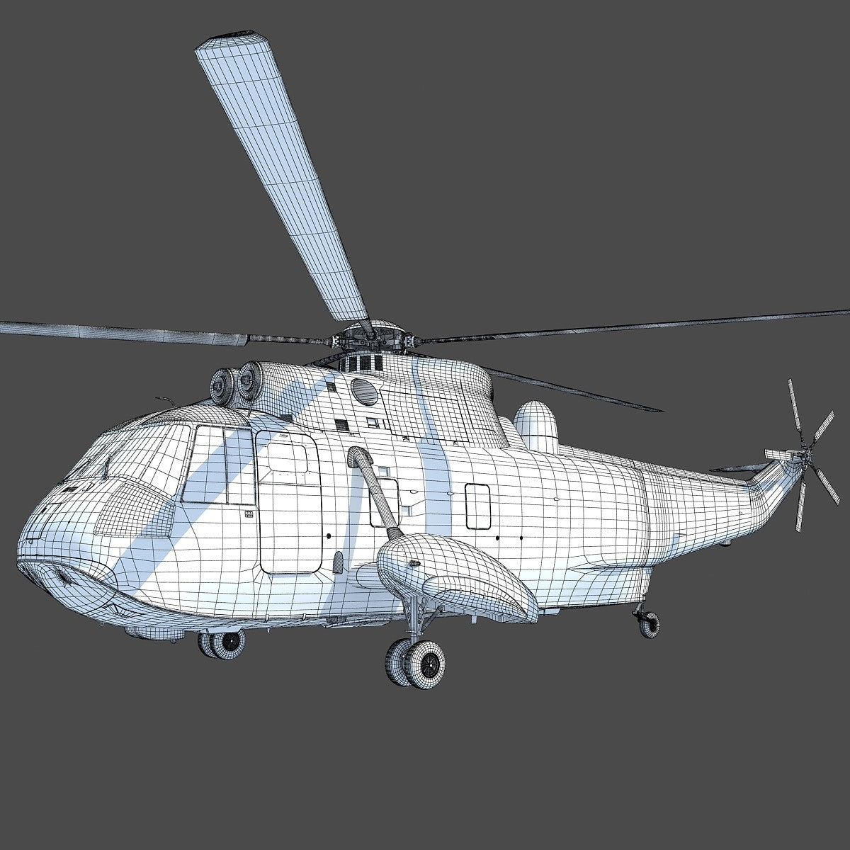 Military Helicopters 3D Models