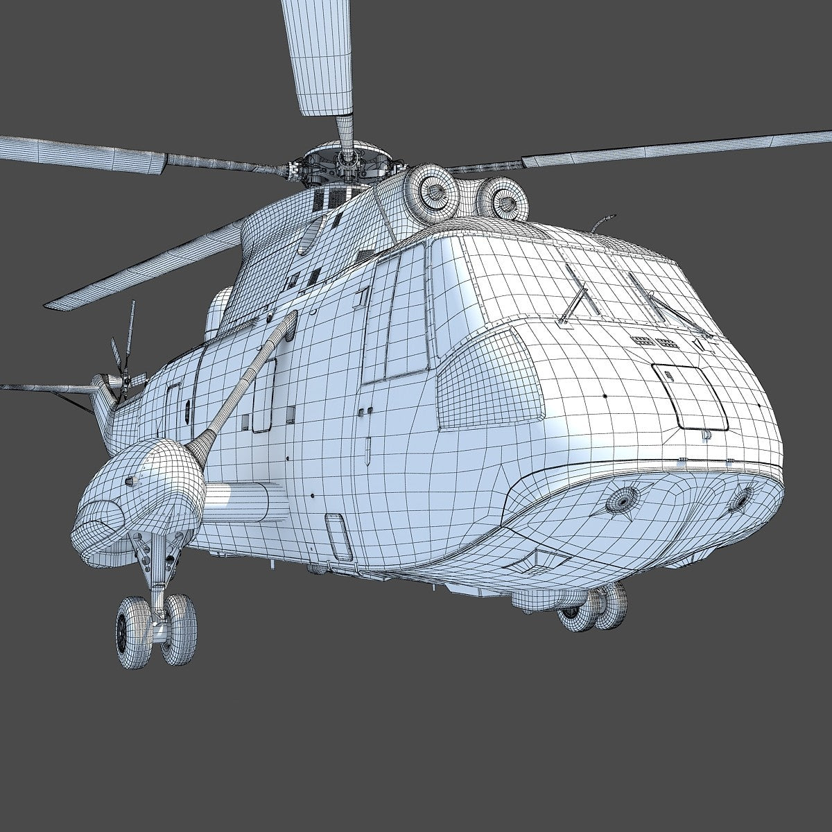 Military Helicopters 3D Models