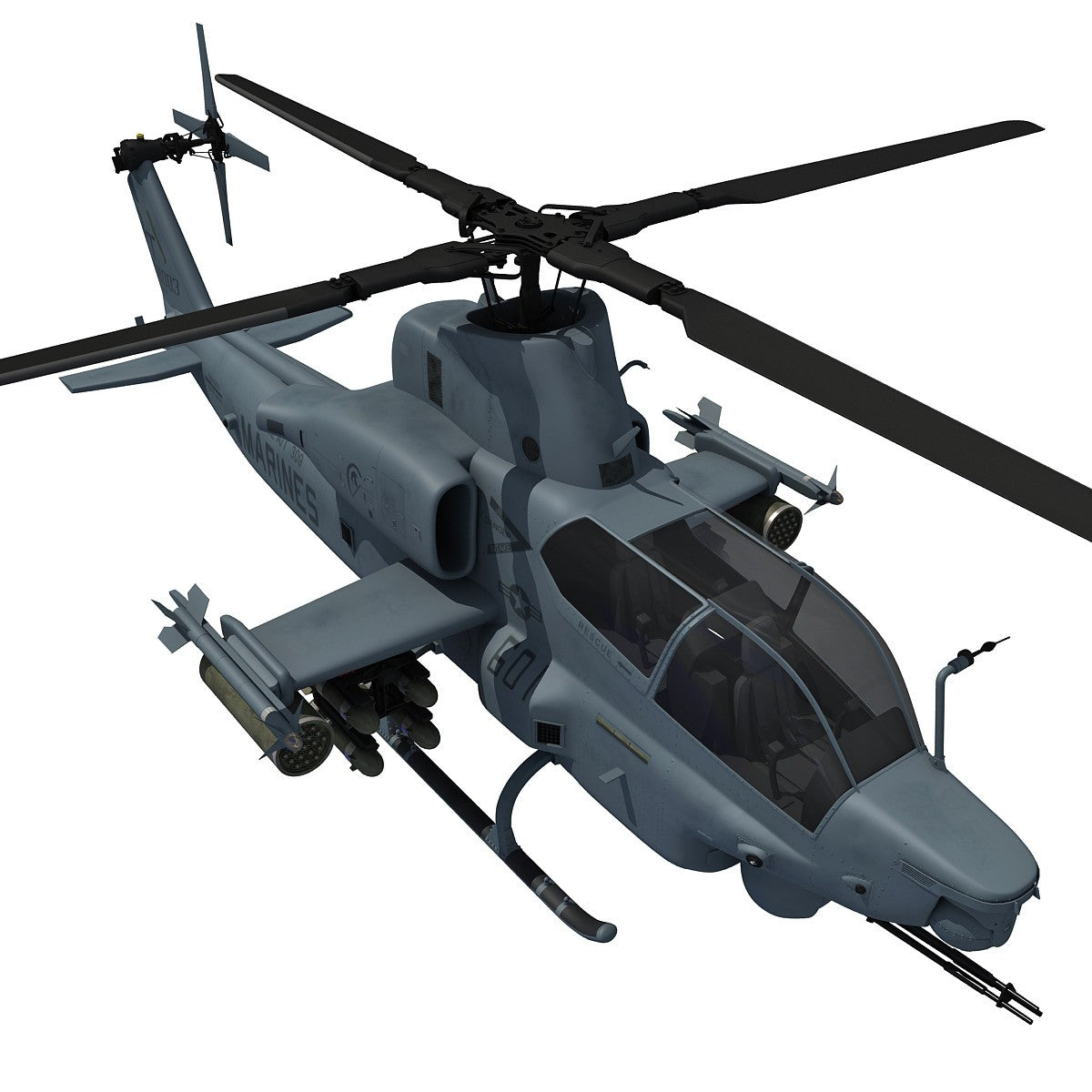 Military Helicopters 3D Models