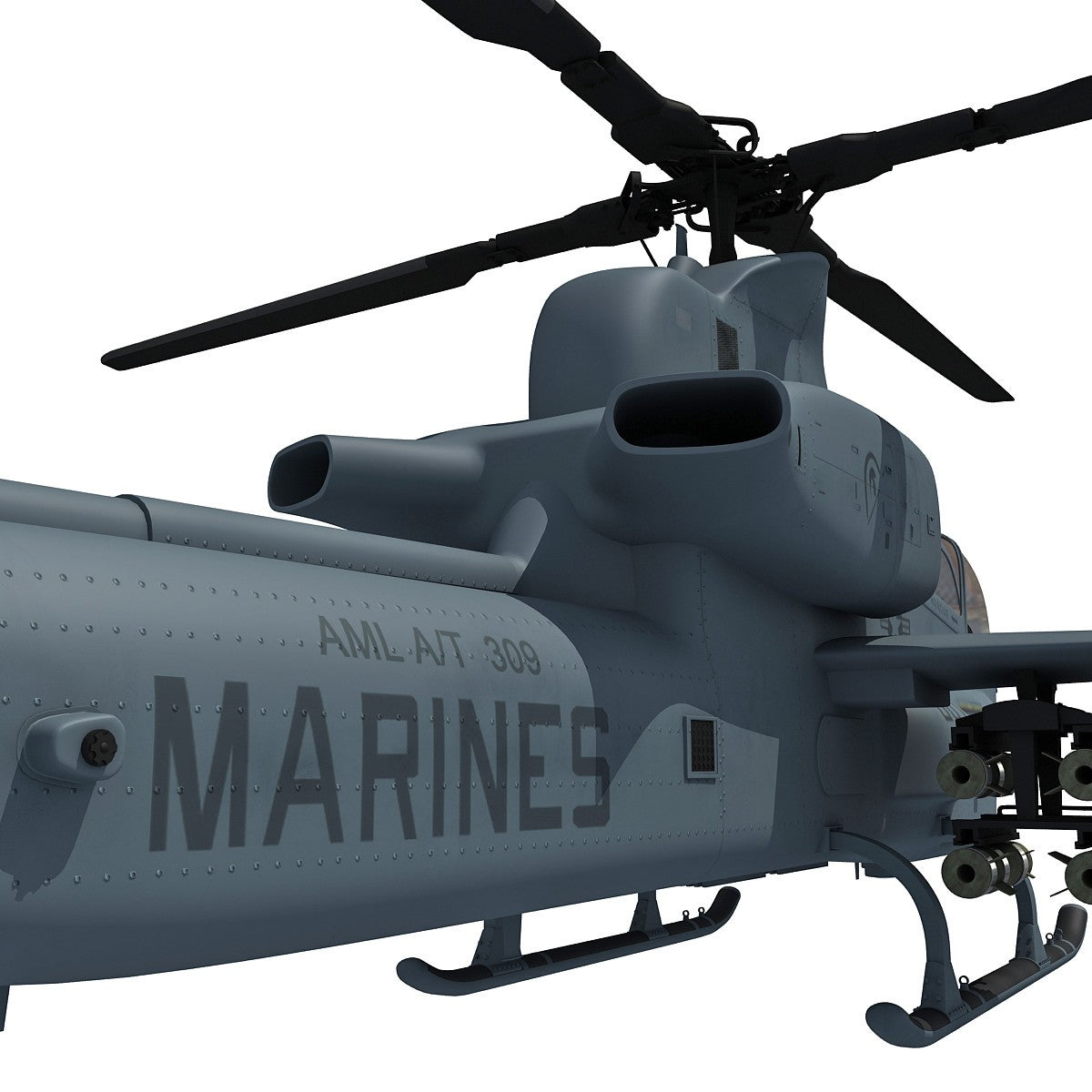 Military Helicopters 3D Models