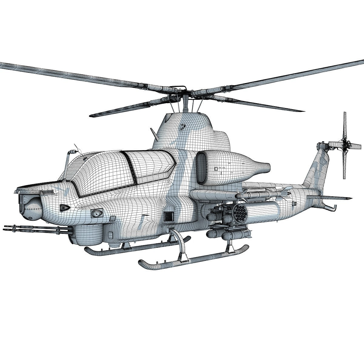 Military Helicopters 3D Models