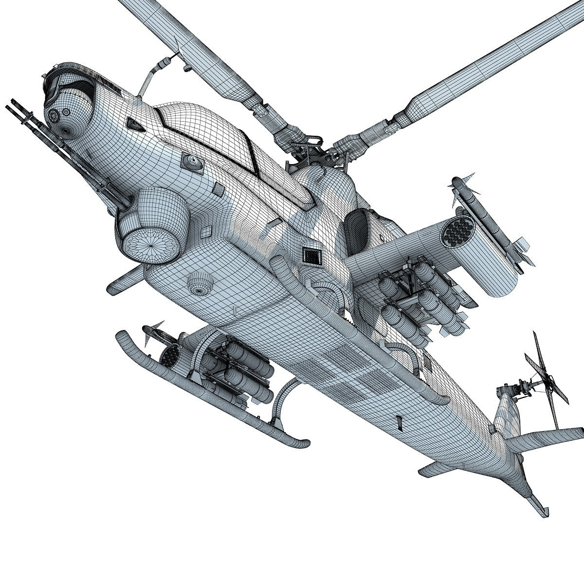 Military Helicopters 3D Models