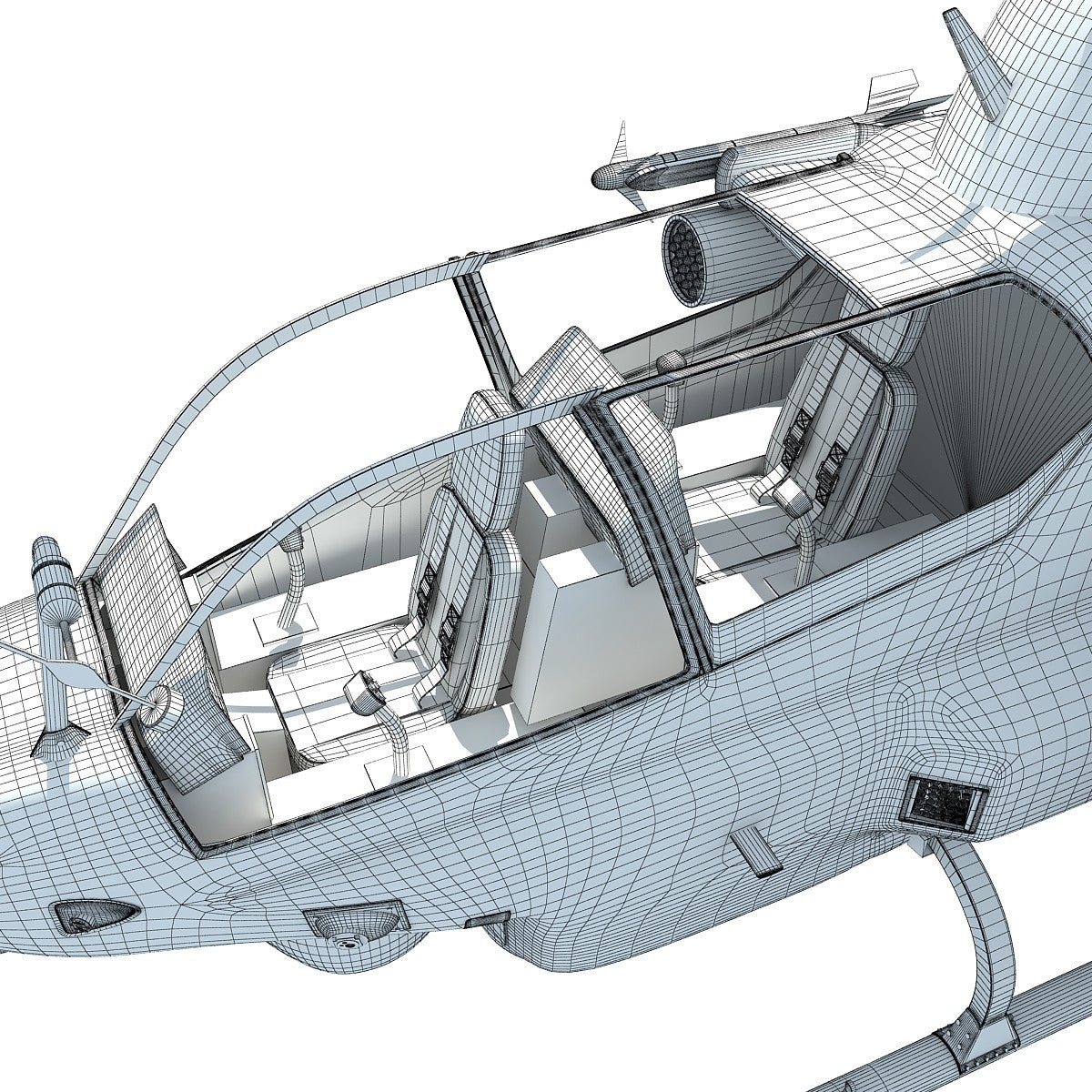 Military Helicopters 3D Models