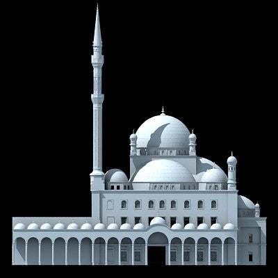 Mohamed Ali Mosque 3D Model