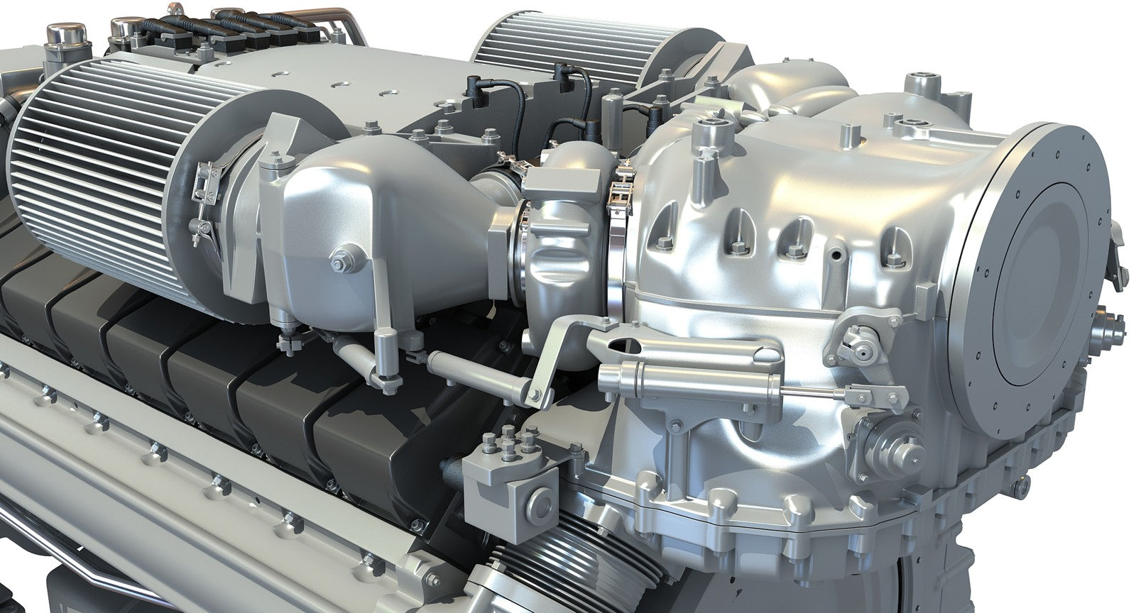 Diesel Engine for Yachts 3D Model